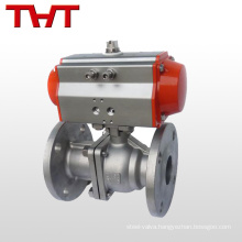 Pneumatic Actuated stainless steel compact ball valve